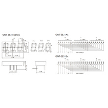 0.56 Inch 3 Digit 7 Segment Display (GNS-5631Ax-Bx)